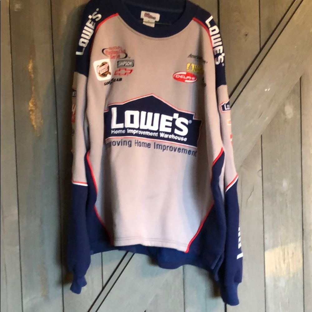 Lowe’s racing fleece lined pullover